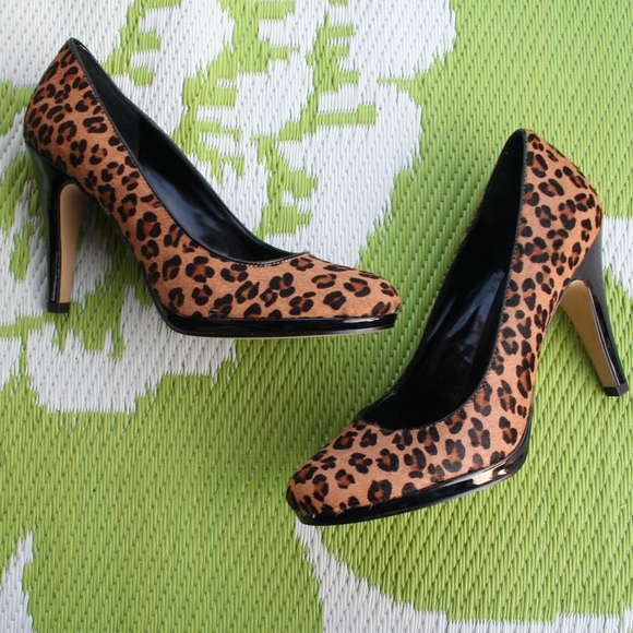 franco sarto leopard print heels